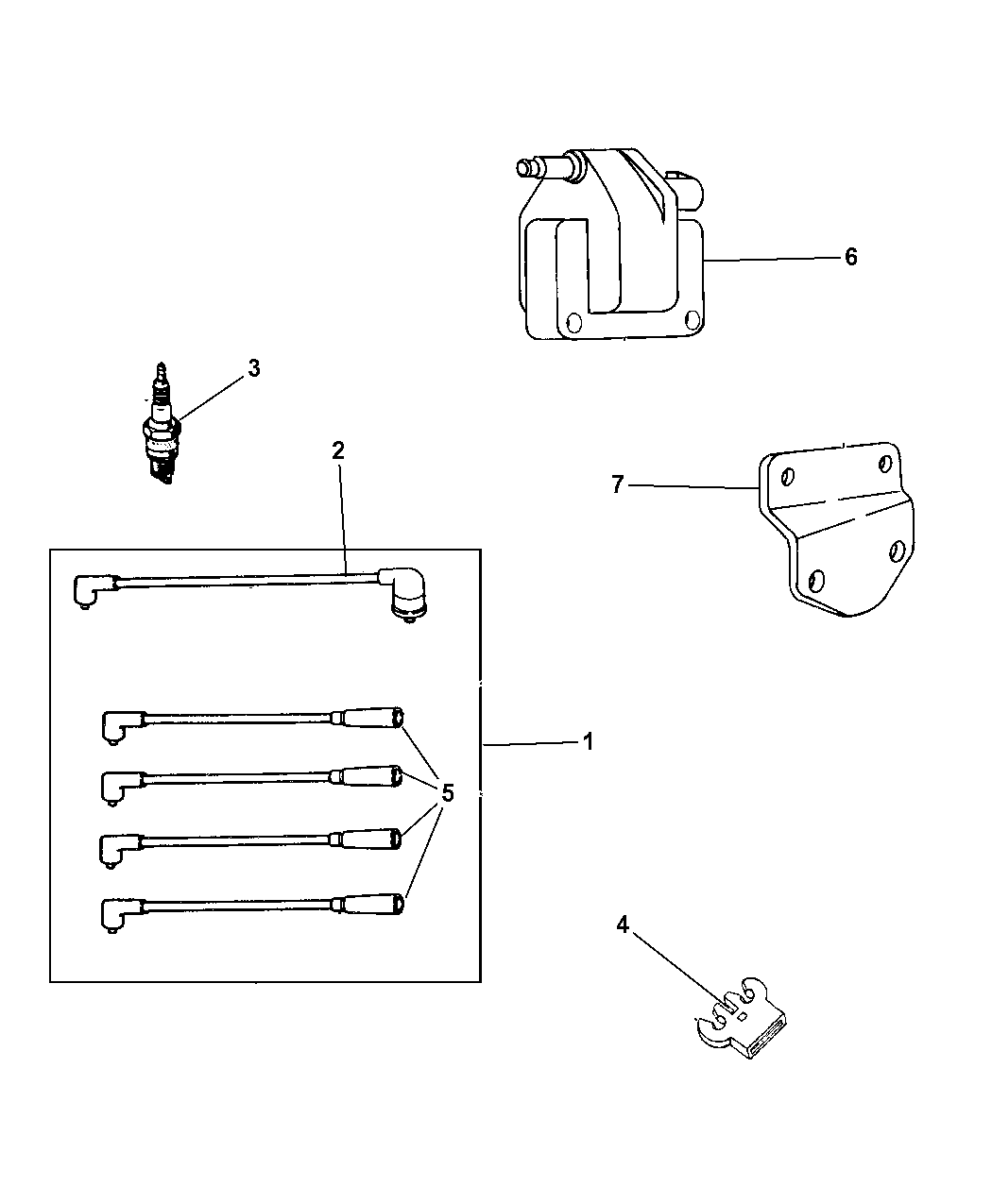 1999 Jeep Cherokee Cable Spark Plug U0026 Wires