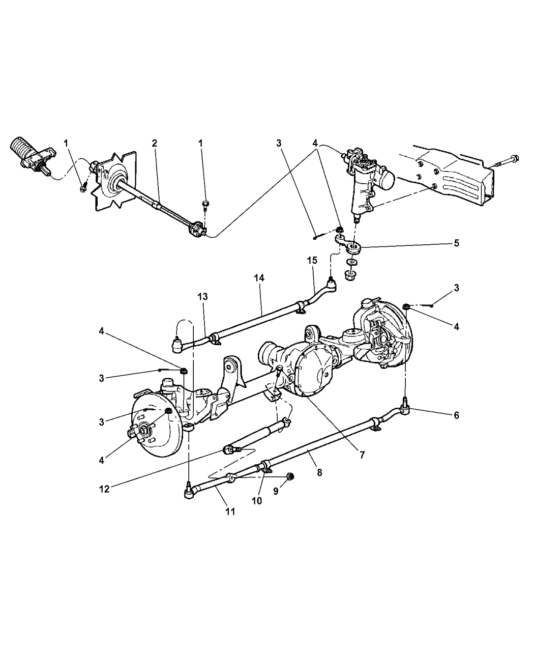 2004 Jeep Grand Cherokee Steering Linkage Mopar Parts Giant