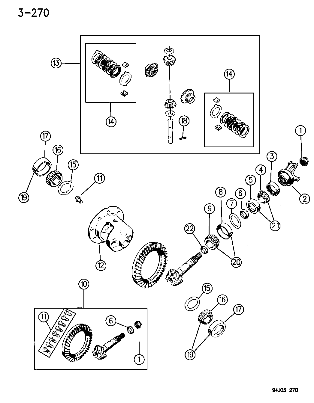 1996 Jeep Cherokee Differential Locking Mopar Parts Giant