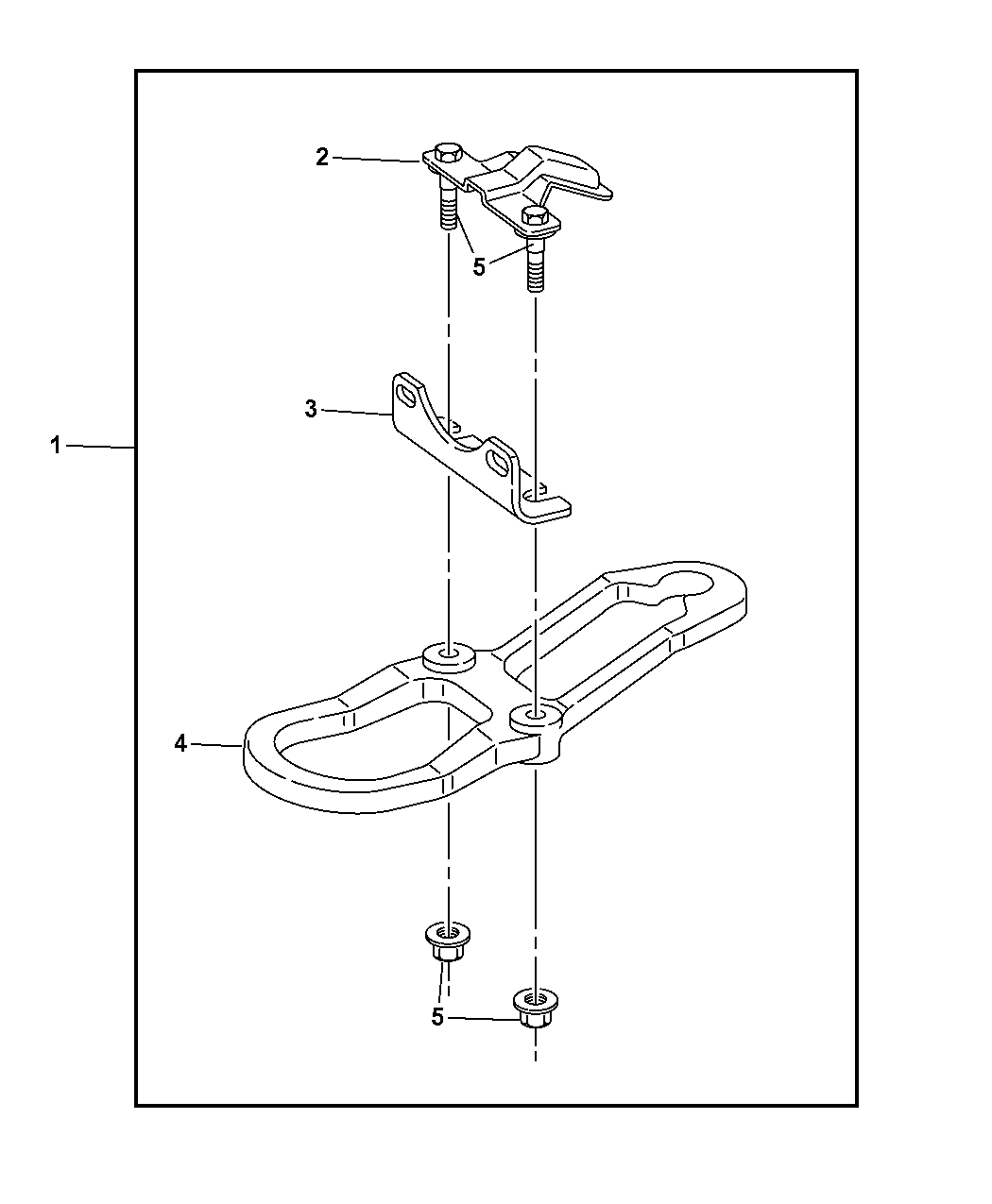 2008 Chrysler Aspen Hook Kit - Tow