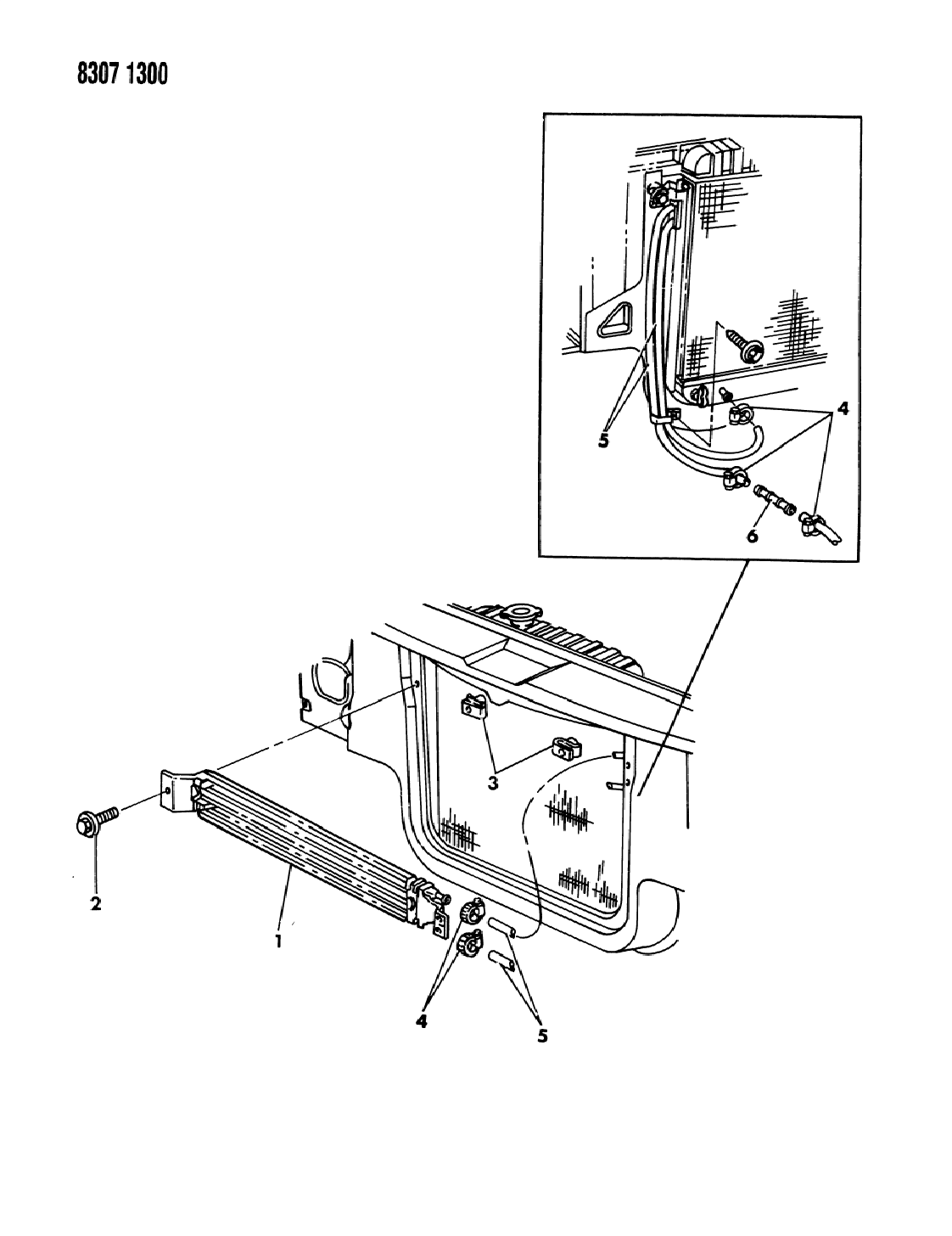 1989 Dodge Dakota Oil Cooler Auxiliary Mopar Parts Giant