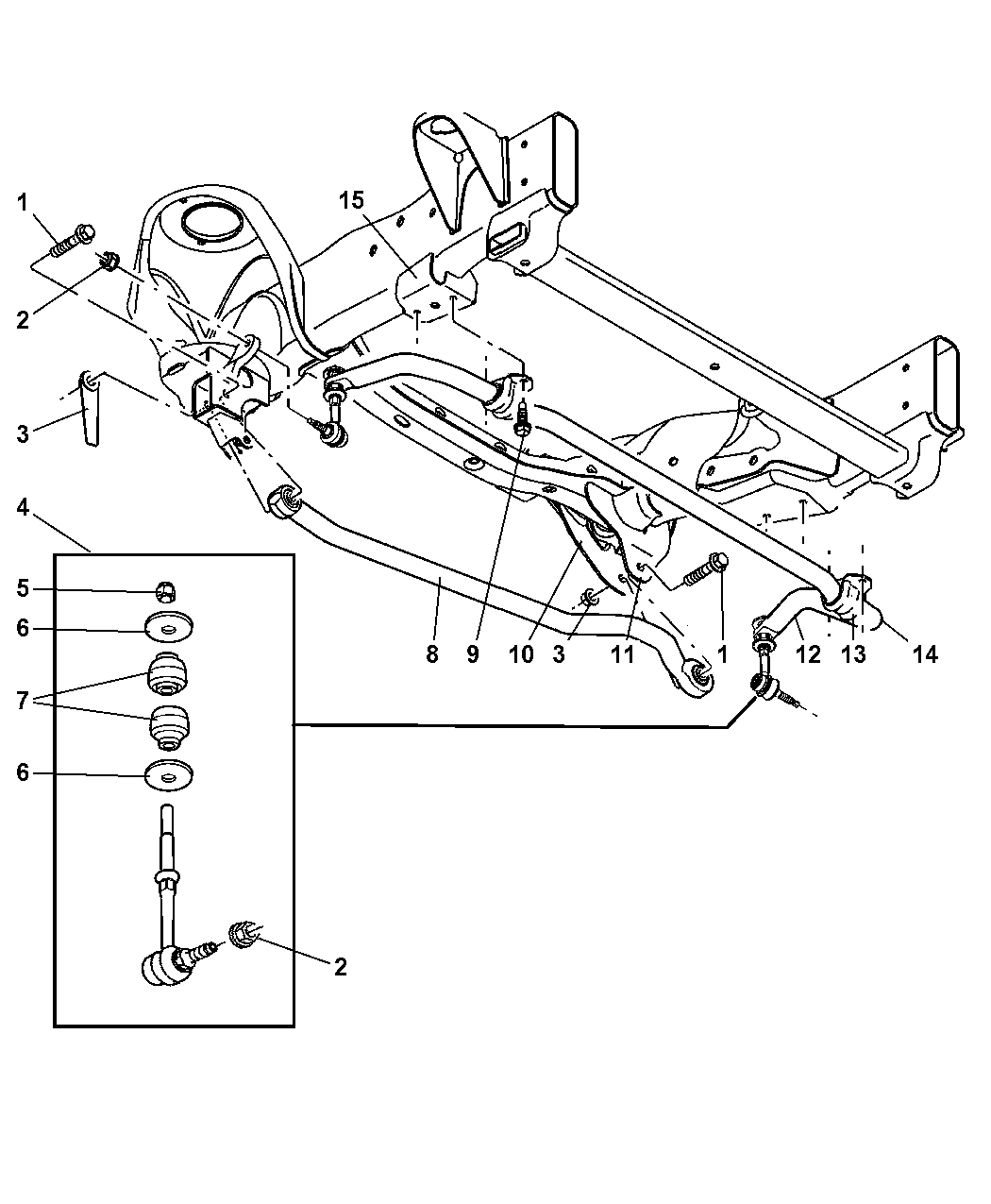 2005 Dodge Ram 3500 Front Sway Bar & Track Bar