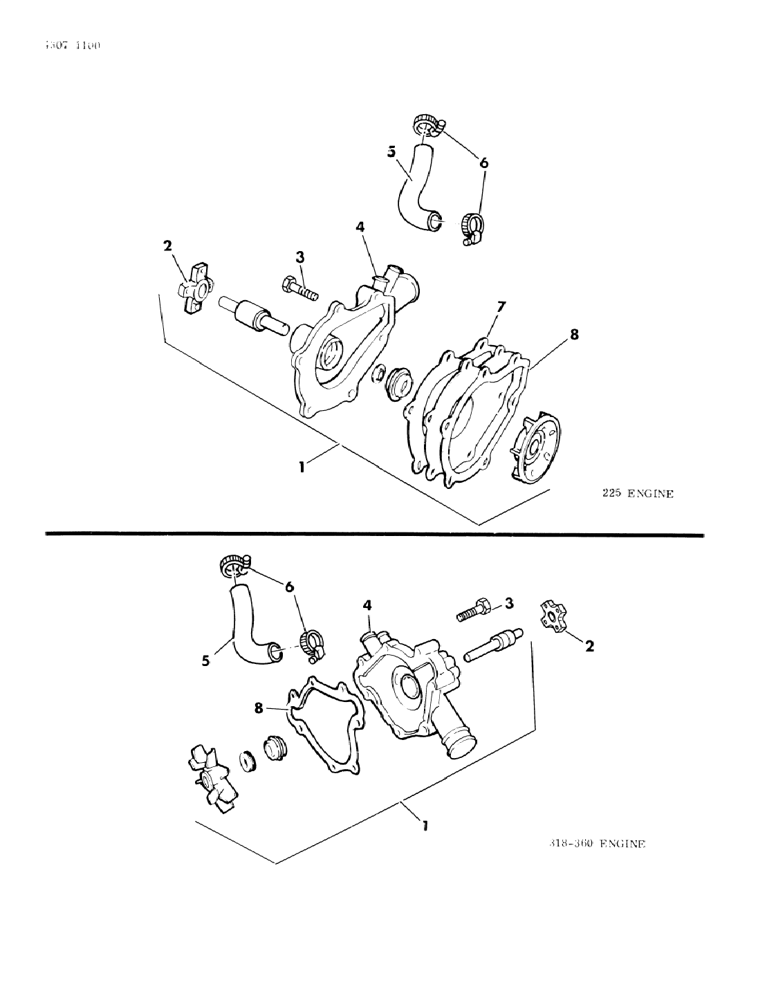 1984 Dodge Ram Van Water Pump & Related Parts - Mopar Parts Giant