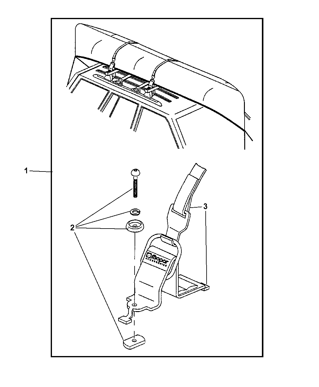 2008 Chrysler Aspen Carrier Kit - Canoe