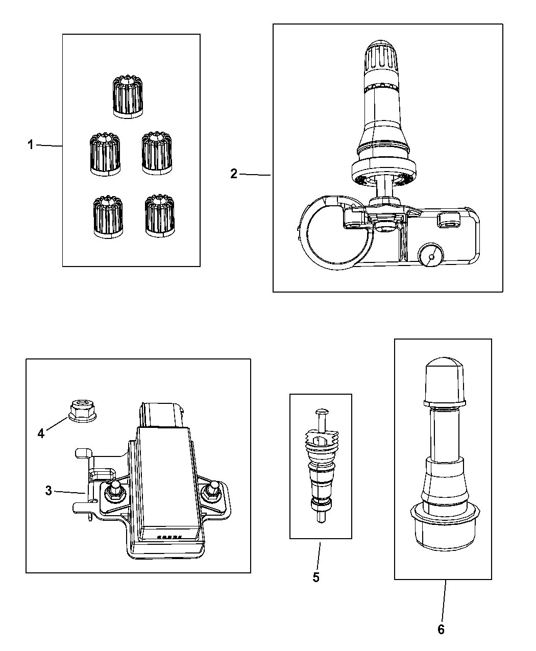 2010 Dodge Ram 1500 Tire Monitoring System Mopar Parts Giant