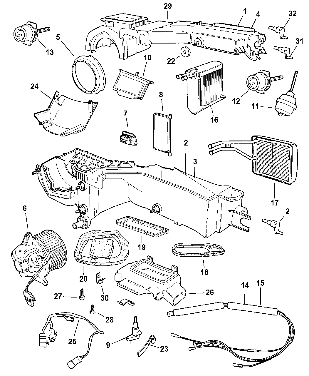 4874045 Genuine Mopar CORE HTRHEATER