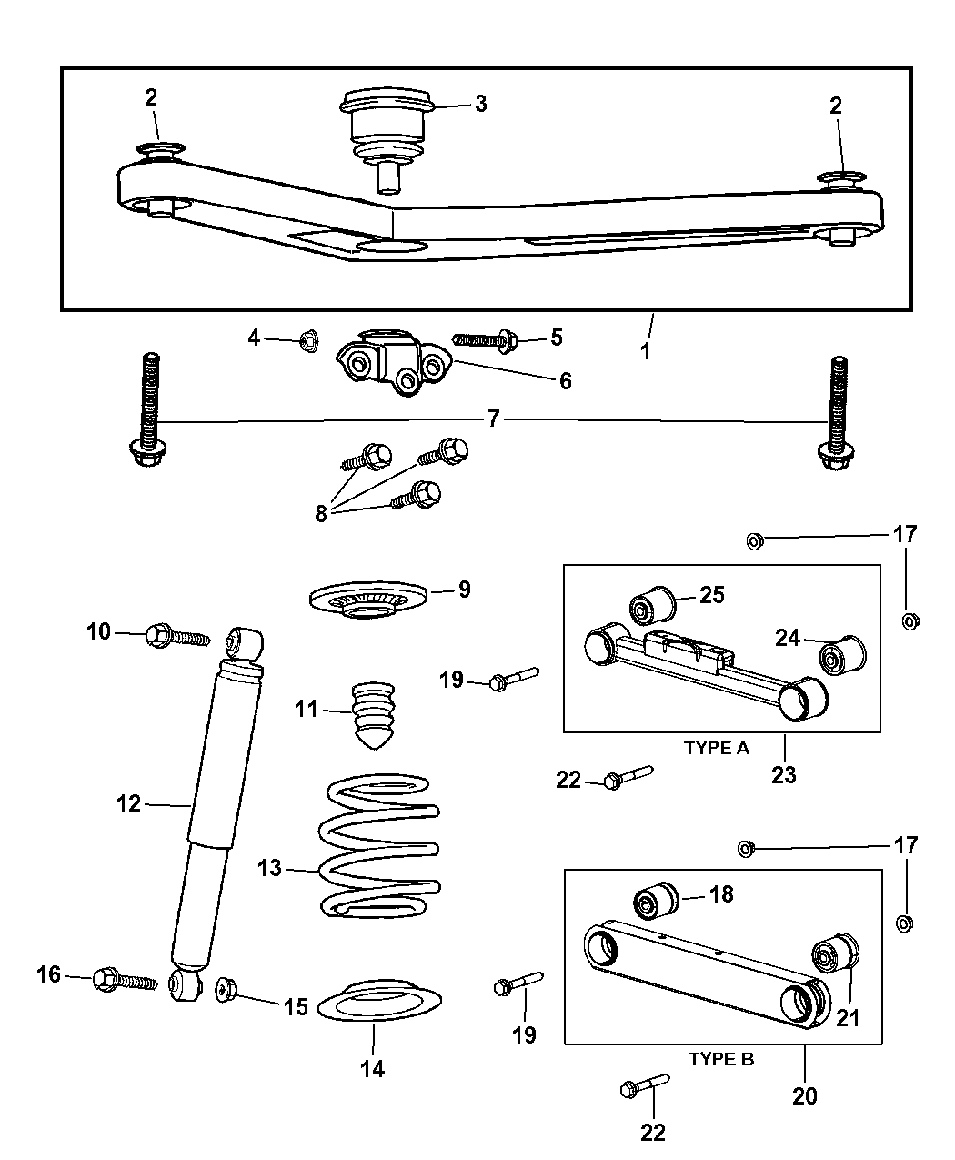 2005 Jeep Liberty Front Suspension Diagram