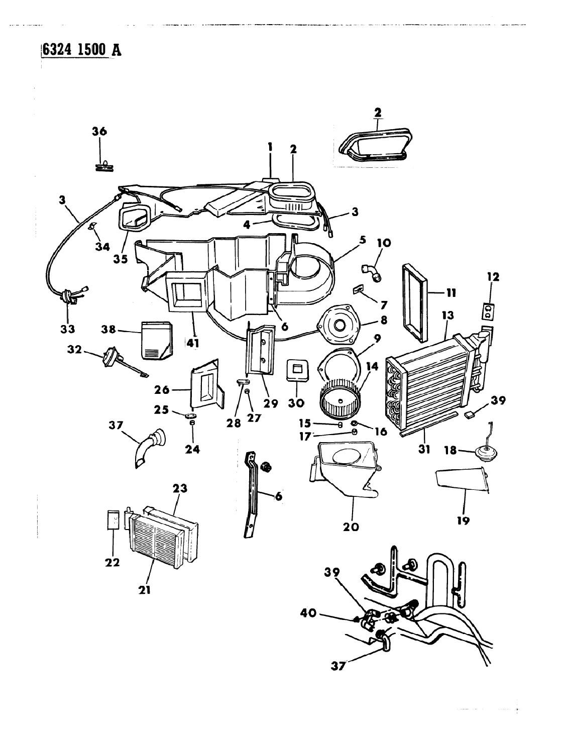 1987 Dodge Dakota Air Conditioner & Heater Unit