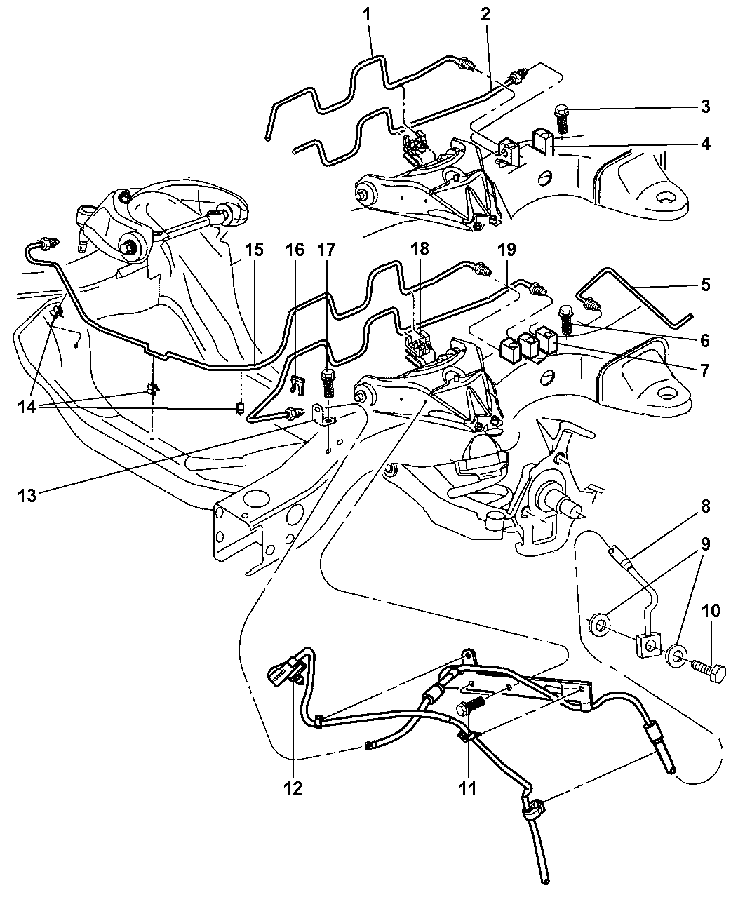 Dodge Dakota Brake Line
