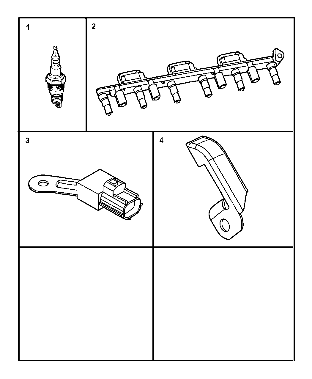 2000 Jeep Grand Cherokee Spark Plugs Coils Mopar Parts Giant