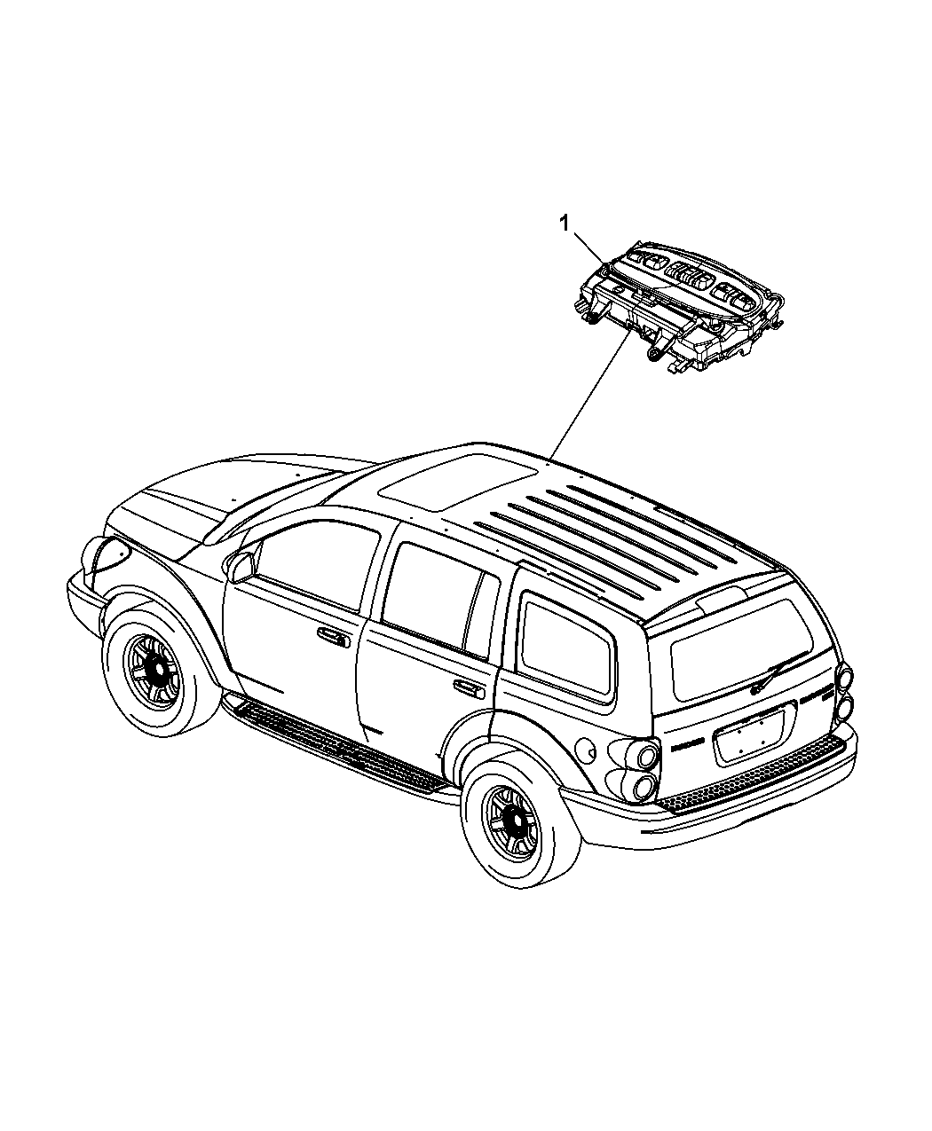 2008 Chrysler Aspen Modules Overhead Mopar Parts Giant