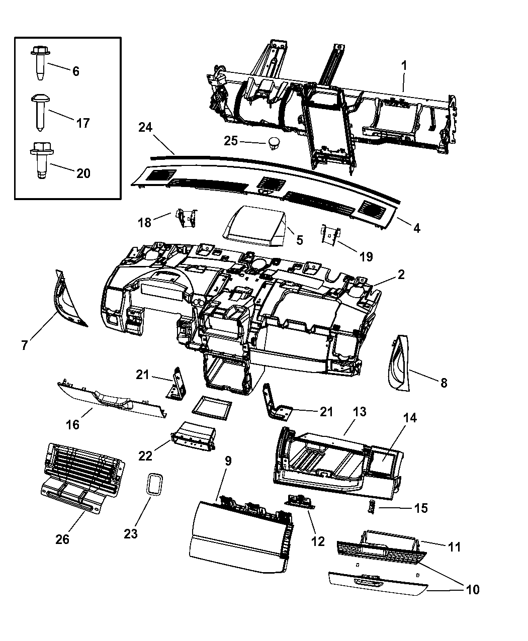 Схема додж караван
