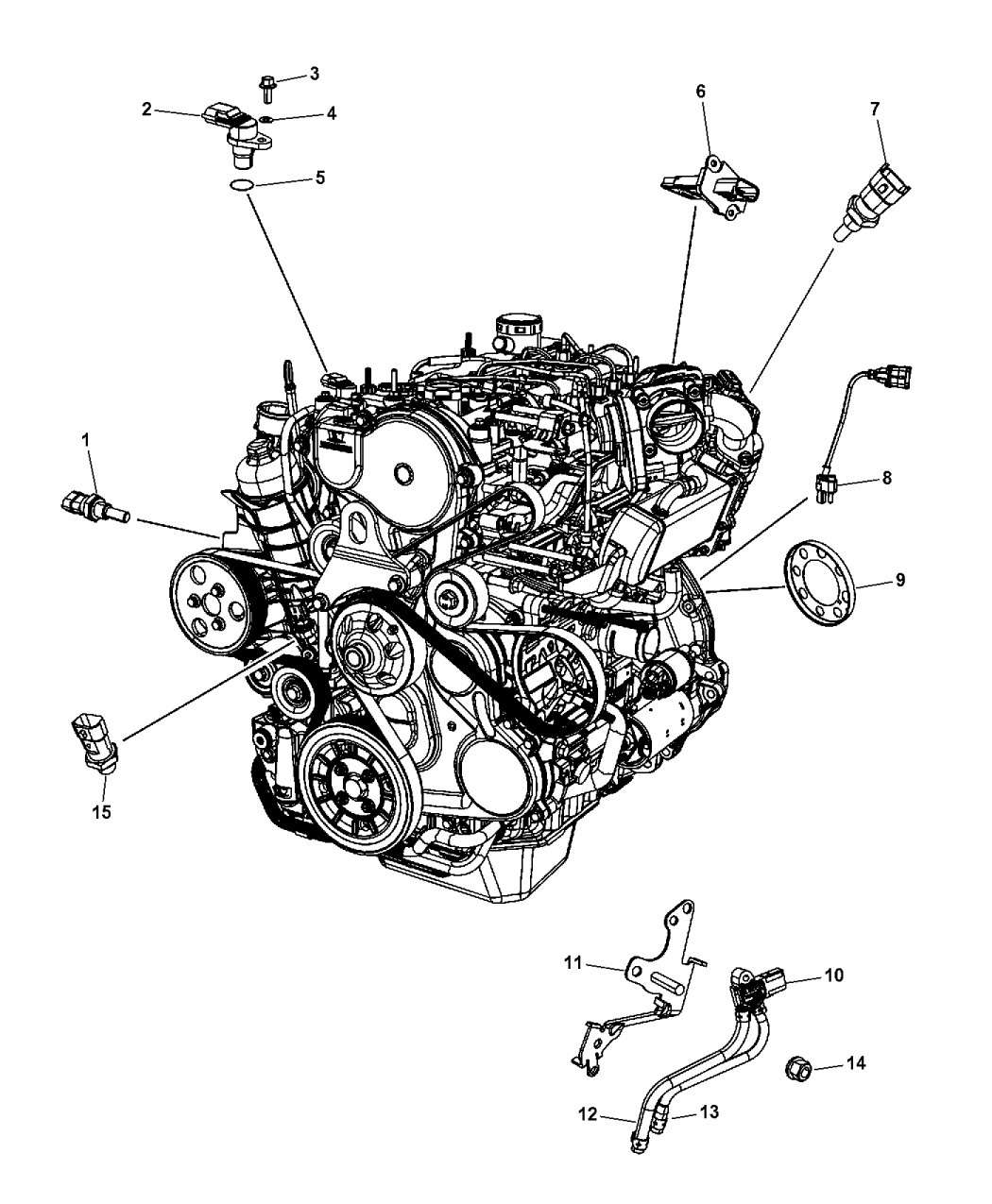 5149064AB - Genuine Mopar SWITCH-OIL PRESSURE