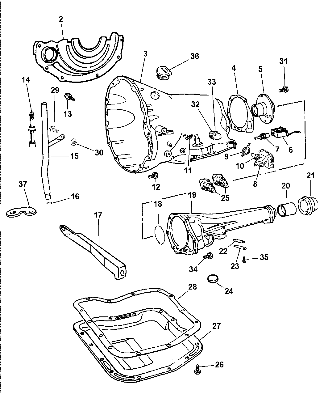 MOPAR 52118802 Auto Trans Oil Pan.
