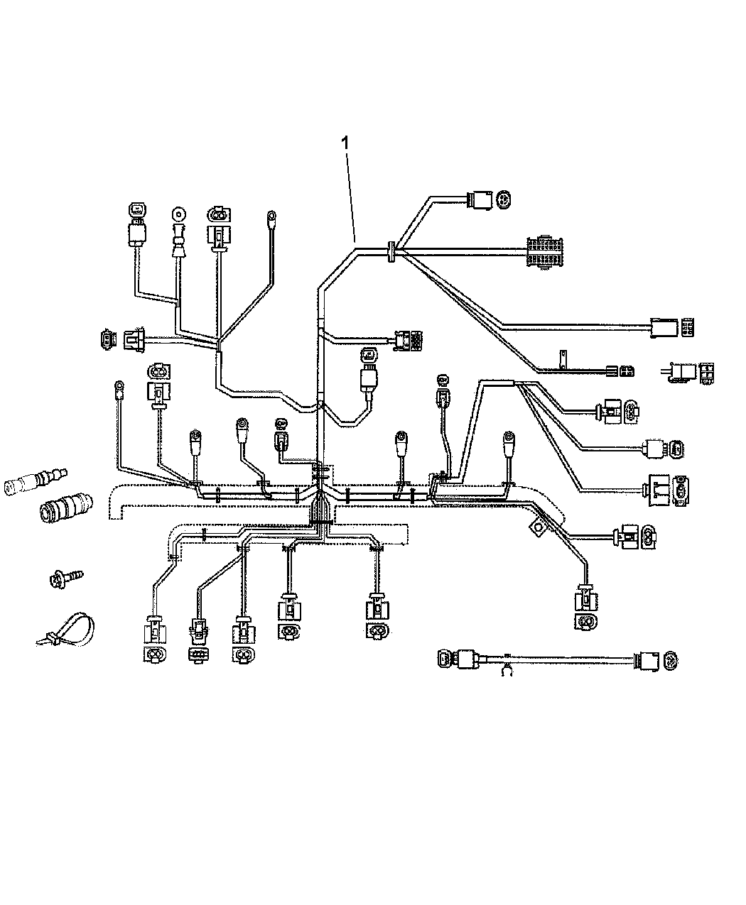 2005 Dodge Sprinter 2500 Wiring - Engine