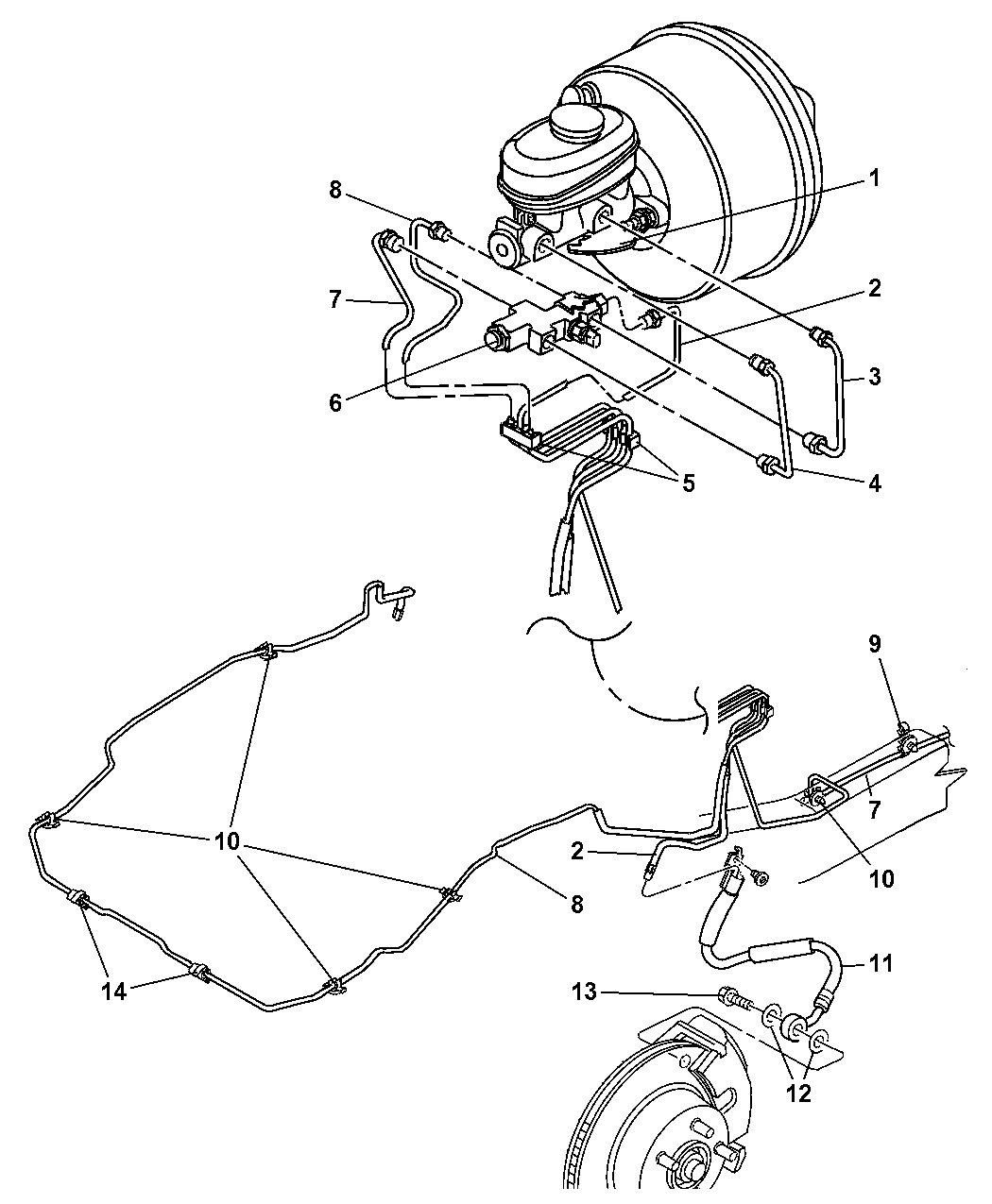 52008385 Genuine Mopar LINEBRAKE