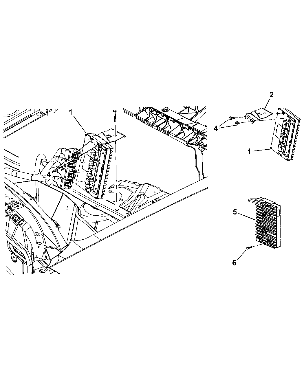 2007 Dodge Charger Powertrain Control Module Mopar Parts Giant