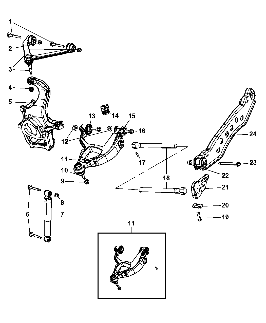 2008 Chrysler Aspen Suspension - Front