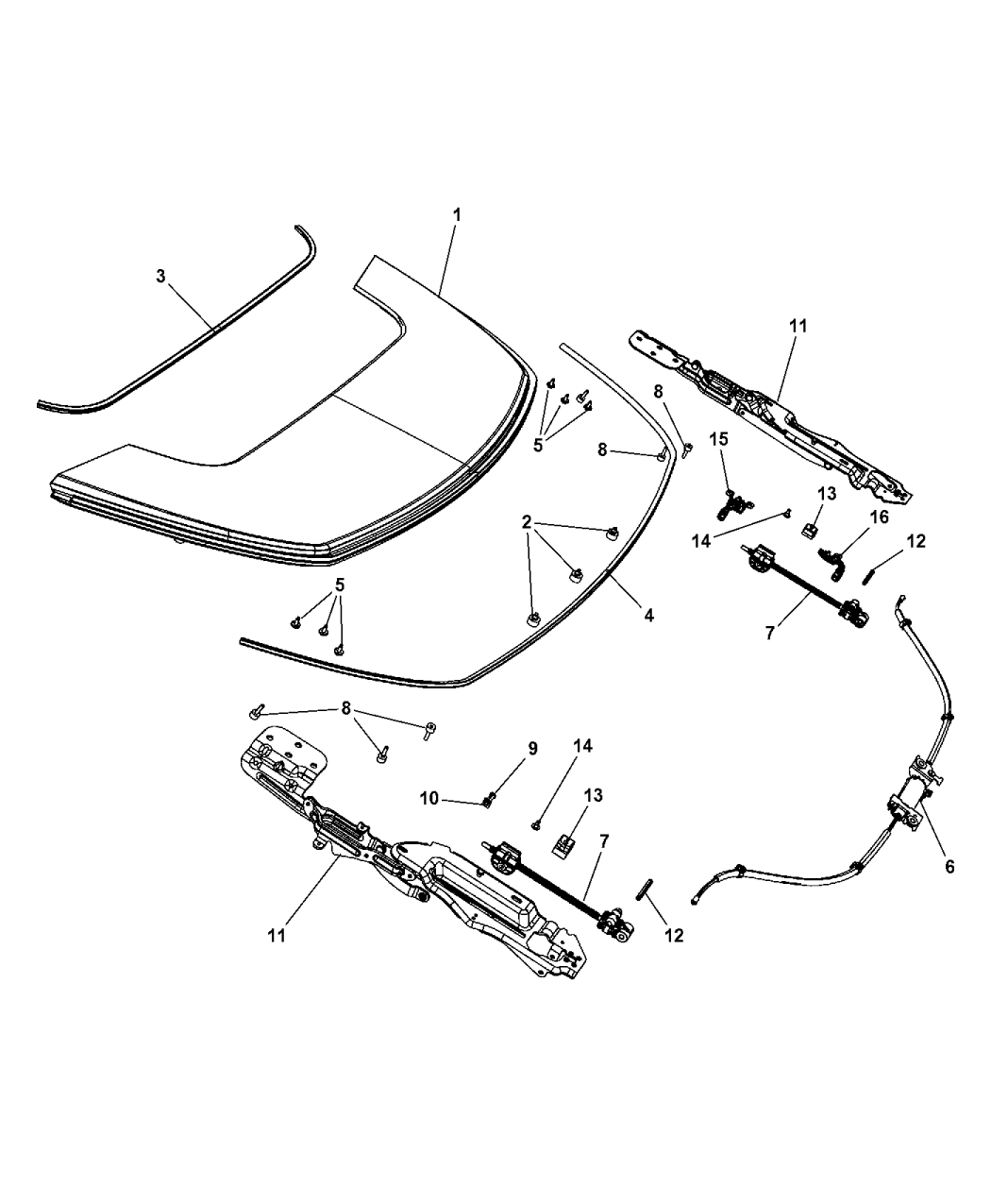 2012 Chrysler 200 Tonneau Cover Mopar Parts Giant