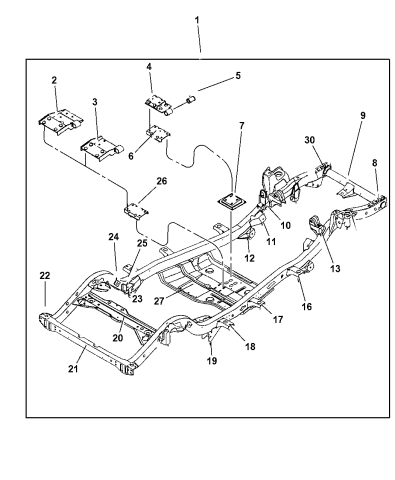 Frame - 2004 Jeep Wrangler