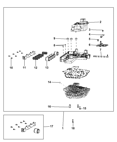 68353383AB - Genuine Mopar SOLENOID-TRANSMISSION