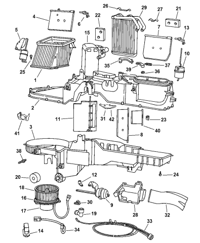 Dodge ram air conditioning diagram