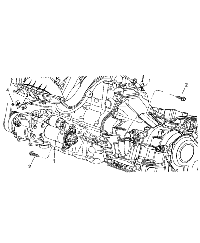 2008 Dodge Avenger Starter Related Parts Mopar Parts Giant