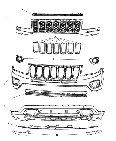 68091540aa Genuine Jeep Clip