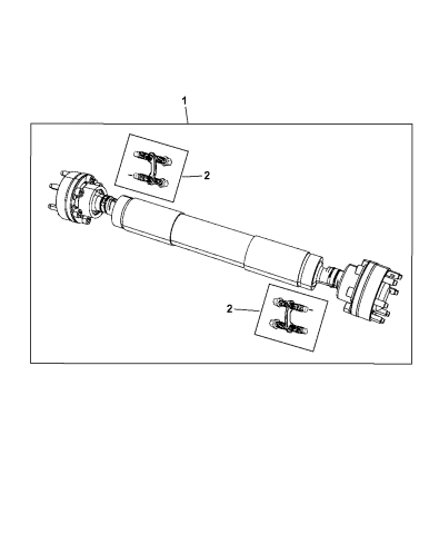 Drive Shaft - 2011 Dodge Durango
