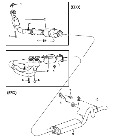 Exhaust System - 2006 Jeep Wrangler