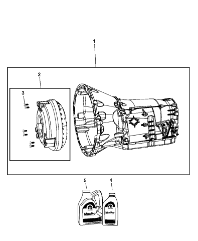 Transmission / Transaxle Assembly of Automatic Transmission - 2009
