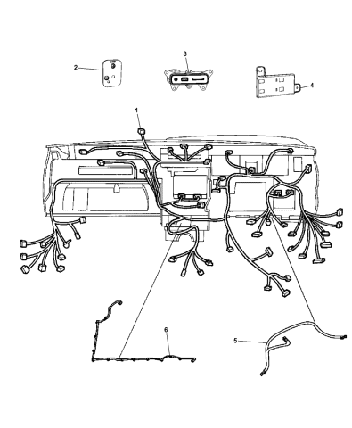 Wiring - Instrument Panel - 2016 Jeep Grand Cherokee