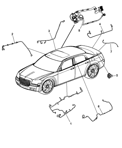 Wiring Body - 2009 Dodge Charger