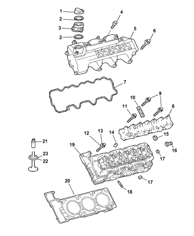 Cylinder Head - 2006 Chrysler Crossfire