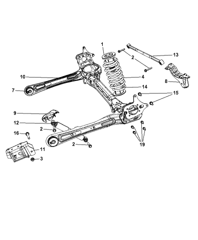 2010 chrysler town and country rear shocks