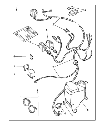 Hardtop Wiring Kit - 2000 Jeep Wrangler