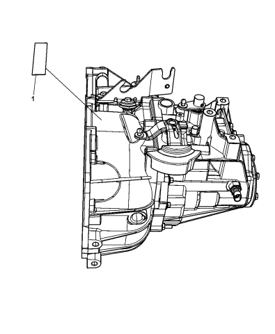 Label Transmission - 2015 Jeep Patriot