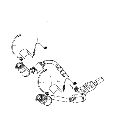Oxygen Sensors - 2012 Jeep Wrangler