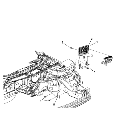 2006 Dodge Stratus Engine Control Module - Mopar Parts Giant