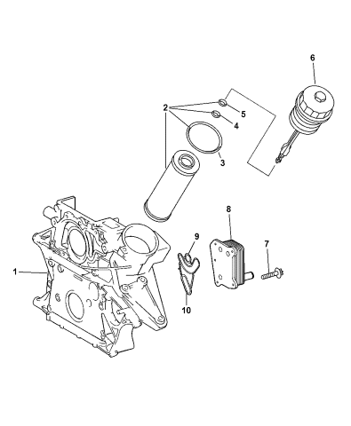 2003 pt cruiser fuel filter location