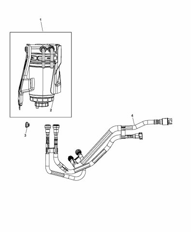 Fuel Filter - 2014 Jeep Compass