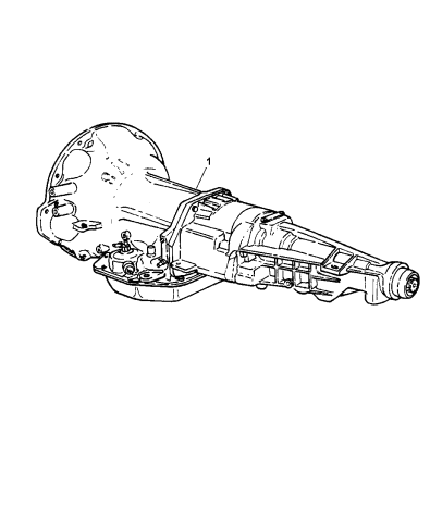 Transmission Assembly of Automatic Transmission - 2004 Dodge Ram 2500