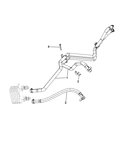 2005 Dodge Ram 1500 Plumbing Heater Mopar Parts Giant