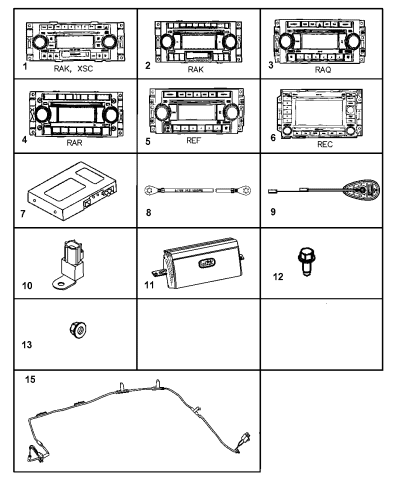 Radio - 2007 Dodge Ram 1500