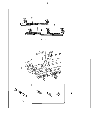 Step Kit - 2010 Dodge Ram 2500