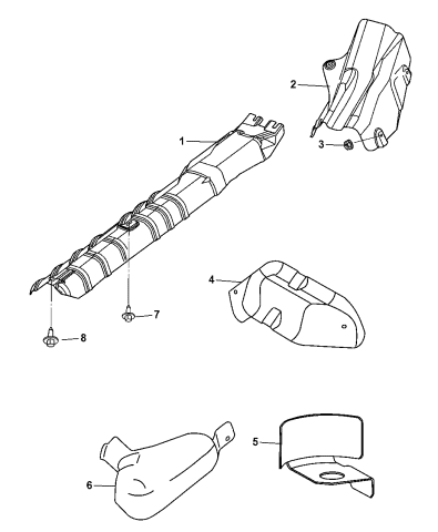 Heat Shields - Exhaust - 2004 Dodge Neon