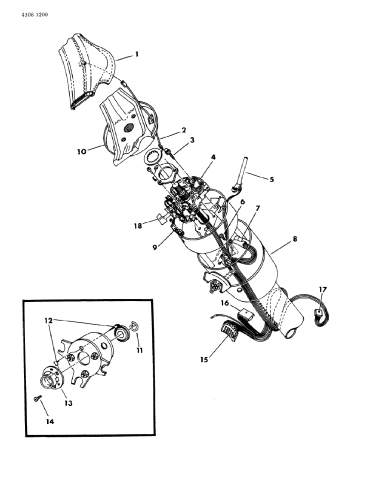 Wiring - Steering Column - 1985 Dodge D150