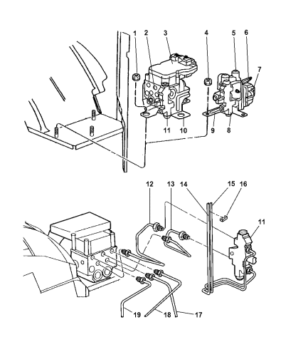 proportioning valve diagram dodge mopar ram parts brakes lock anti moparpartsgiant module