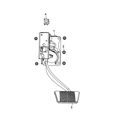 Brake Pedals - 2012 Dodge Journey