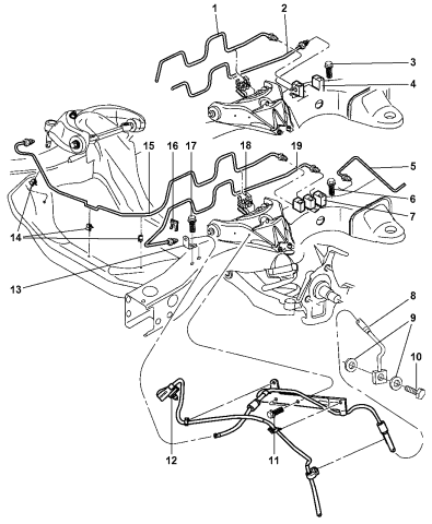 52009886ad Genuine Mopar Line Brake